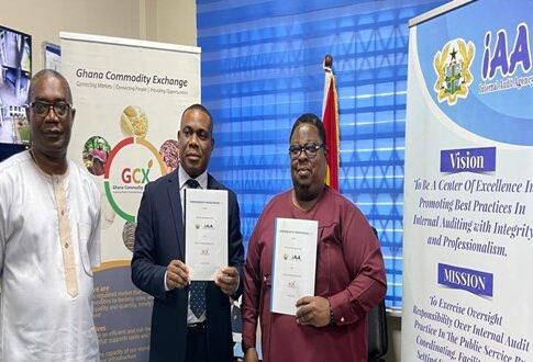 INTERNAL AUDIT AGENCY (IAA) SIGNS MoU WITH GHANA COMMODITY EXCHANGE ...